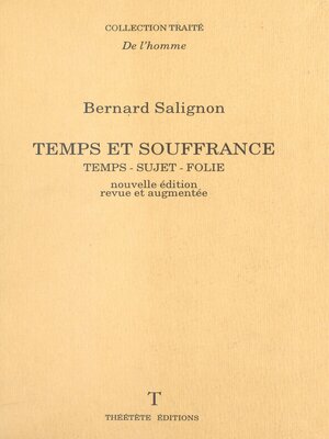 cover image of Temps et souffrance